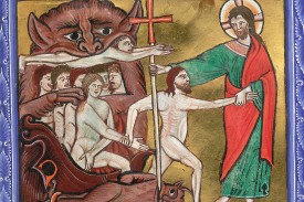 Christ&#39;s harrowing of hell in MS Arundel 157